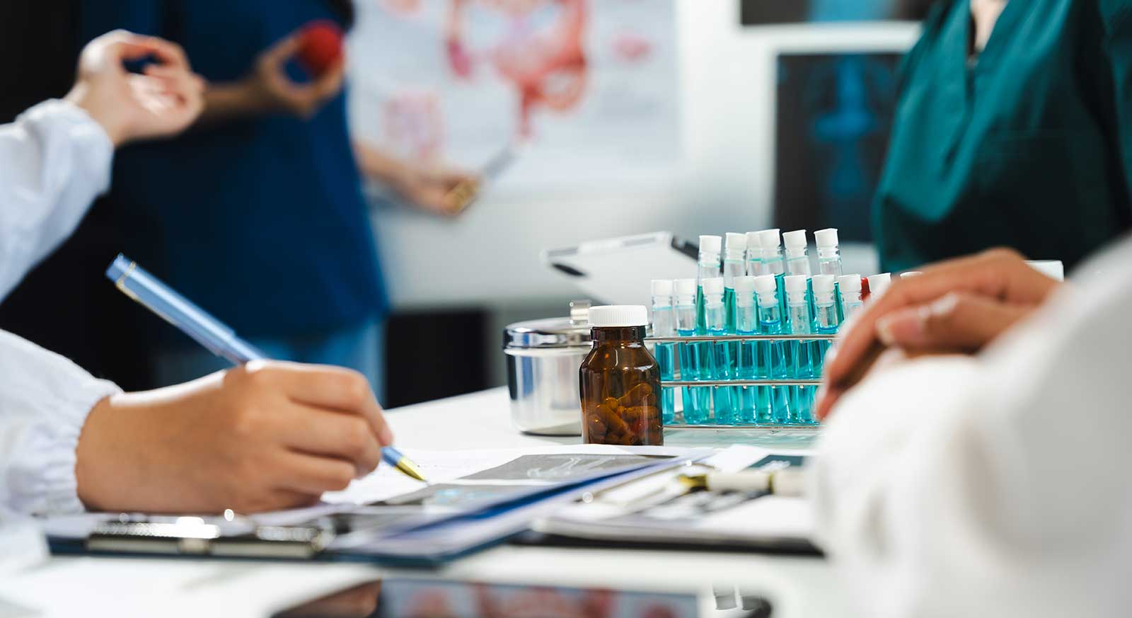 Phasen der internationalen pharmazeutischen